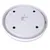 Round white base with CE marking and manufacturer information, suitable for Zooplus products. Visible black rubber feet for stabilisation.
