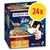 Purina Felix Sensations Soßen-Sauce Surprise, 24x portiezakjes. Smaken: rund in tomatensaus, kalkoen, ham, eend met wortel, lam, wild. Kattenvoer in saus. Purina Felix Sensations Soßen-Sauce Surprise, 24x portiezakjes. Smaken: rund in tomatensaus, kalkoen, ham, eend met wortel, lam, wild. Kattenvoer in saus.