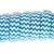 Primer plano de una cuerda con patrón de zigzag azul y blanco, adecuada para varios usos.