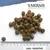 Granule Yarrah Bio-Organic Pet Food pentru câini, etichetă vizibilă DOG - SENSITIVE, granule rotunde lângă riglă cu scară în centimetri 0–14 cm.