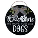 TIAKI Türschild "Welcome - We Hope You Like Dogs" - 1 Stück