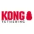 KONG Tethering. Markenlogo mit rotem Schriftzug und Symbol.