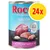 Rocco Junior hondenvoer, 24x400g, kalkoen met kalfsharten en rijst. Tekst: supports healthy growth, calcium. Productnaam en ingrediënten zichtbaar op blik. Rocco Junior hondenvoer, 24x400g, kalkoen met kalfsharten en rijst. Tekst: supports healthy growth, calcium. Productnaam en ingrediënten zichtbaar op blik.