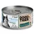 DOGS'n TIGER kattenvoer blik, tekst: WONNE LACHS MIT MUSCHEL, meer ontdekken www.dogs-tiger.de. Beeld van een kat en visillustratie op het etiket.