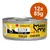 Disugual Mini Me Kitten Paté de pollo, 12x85g. Etiqueta amarilla con motivo de gato y texto 'Chicken'.