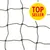Schwarzes Schutznetz mit gelbem Kreis und rotem Text 'Top Seller'. Schwarzes Schutznetz mit gelbem Kreis und rotem Text 'Top Seller'.