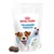 Sachet de friandises pour chien Royal Canin Training Treats, 110 g. Texte visible : faible teneur en calories, DHA + vitamines C & E, Tasty Chews. Photo d’un chien et des friandises.
