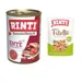 6 x 400g RINTI Wet Dog Food + 100g RINTI Wet Dog Food Free! * - Duck Adult (6 x 400g) + Duck with Vegetables Filetto in Jelly (100g)