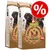 Två påsar GranataPet Liebling's Mahlzeit Adult Geflügel/Poultry hundfoder med röd procent-symbol för rabatt. Synliga ingrediensbilder och texten 'Made in Germany'.