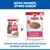 Hill's Science Plan Adult 1-6 Pedaços Premium em Molho com Carne de Vaca para Gatos, aviso sobre novo design de embalagem. Ambas as embalagens podem estar em circulação.