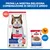 Hill's Science Plan Mature Adult 7+ crocchette con salmone e alimento umido premium Chunks in sauce con pesce oceanico, per gatti anziani. 3 vantaggi essenziali.