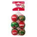 KONG Holiday SqueakAir Ball Set  - Size M: 6.3cm (diameter)