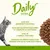 Daily avec des ingrédients naturels, alimentation quotidienne équilibrée, contient des oméga-3, enrichi en prébiotiques pour la flore intestinale. Tous les bénéfices pour la planète. Daily avec des ingrédients naturels, alimentation quotidienne équilibrée, contient des oméga-3, enrichi en prébiotiques pour la flore intestinale. Tous les bénéfices pour la planète.
