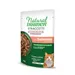 Natural Trainer Straccetti Hairball Sterilised Streifen in Sosse - 28 x 70 g mit Lachs