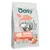 Oasy Monoprotein Formula, 48% salmone, adult medium/large, 1° ingrediente fresco, immagini di salmone e verdure sulla confezione. Oasy Monoprotein Formula, 48% salmone, adult medium/large, 1° ingrediente fresco, immagini di salmone e verdure sulla confezione.