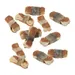 Lot Lukullus, os à mâcher 108 x 5 cm pour chien - lot mixte I : poulet + canard + saumon