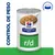 Lata de Hill's Prescription Diet r/d con imagen de comida húmeda y texto visible: CONTROL DE PESO.