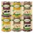 Lukullus Adult cibo umido, varianti: manzo e tacchino, pollame e agnello, anatra e vitello. Ingredienti: patate, prezzemolo, tarassaco, patata dolce, mela, olio di lino. Lattine da 400g.