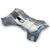 Opened dog nappy with elastic sides, absorbent core and hole for the tail. Shows structure and materials of the nappy.