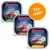 Rocco Classic wet dog food trays: Beef with game, Beef with lamb, Beef with chicken. Labels show 100% fresh ingredients & grain-free. Orange circle with text: Try now!