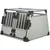 Trixie Transportbox Aluminium doppelt - Größe M-L: B 93 x T 88 x H 64 cm