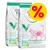 Zwei Beutel Hypoallergenic Insect Katzenfutter, 3 kg, mit Hinweis auf reduzierte Futterunverträglichkeiten, hypoallergenes Insektenprotein und Hautunterstützung. Prozentzeichen-Angebot.