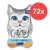 Catessy Paté mit Kabeljau, 85g, zertifiziert nachhaltiger Fischfang MSC, getreidefreie Rezeptur. Verpackung in Katzenform, 72x verfügbar.