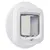 PetSafe cat flap in white with transparent door area, suitable for wall installation.