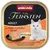 Animonda Vom Feinsten Adult корм для кошек с курицей, филе лосося и шпинатом. С начинкой. На фото сервировочный вариант.