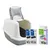 Toilette hellgrau / weiss + 2 extra Filter + 6 Bag it up