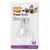 Jouet pour chat Karlie Treat Bulb en forme d’ampoule, plastique transparent, texte visible : 'Fill with Snacks', www.karlie.de. Emballage avec photo de chat.