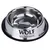 Wolf of Wilderness Rutschfester Edelstahlnapf für Hunde - 2 x 850 ml, Ø 23 cm