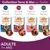 IAMS Collection Terre & Mer en gelée pour chat adulte 1+ an : 18x thon & hareng, 18x dinde & canard, 18x saumon & truite, 18x foie & agneau. 99 % protéines animales indiqué sur l’emballage.