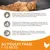 Texte : Au poulet frais 1–12 mois. Avec du DHA, vitamine D et minéraux, mélange de fibres avec prébiotiques et pulpe de betterave pour chatons. Chat roux allongé visible en haut.