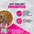 Eukanuba Mono-Protein Adult märkäruoka korvaa 100 g Eukanuba Adult Grain Free -kuivaruokaa. Erilaisia koostumuksia ja makuja, kehitetty täydennykseksi.
