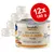 Sanabelle Gans & Huhn + Karotte, 12×180 g konzerv pro kočky. S olivovým olejem, husím a kuřecím masem, mrkví. Kompletní krmivo pro dospělé kočky. Text: with goose & chicken + carrot.