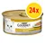Purina Gourmet Gold Zarte Häppchen in Sauce mit Gemüse, confezione da 24x. Testo tedesco visibile: Mit Kalb in einer Sauce mit Gemüse. Purina Gourmet Gold Zarte Häppchen in Sauce mit Gemüse, confezione da 24x. Testo tedesco visibile: Mit Kalb in einer Sauce mit Gemüse.