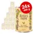 Rosie's Farm Slow-cooked Chicken & Turkey Adult, 24x400g Dosen, getreidefreie Rezeptur. Abbildung der Produktverpackung mit Hund und Huhn.