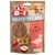 8in1 Meaty Treats, gevriesdroogd, smaak: eend & appel, 50g. Verpakking toont blokjes, verse appels en eendenvlees.