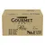 Box showing Purina Gourmet Perle with trout, turkey, duck and game. Contains 96 x 85g portions. Labelled as No.1 luxury cat food brand.