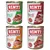 RINTI Kennerfleisch lattine: con selvaggina, anatra, pollo e agnello. Senza cereali. Pezzi di carne visibili e ingredienti sulla confezione.