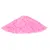 Haufen von pinkfarbenem Granulat, möglicherweise dekoratives oder funktionales Material.