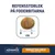 Referensstorlek på foderbitar: en foderbit med måttskala 0–1 cm. Advance Veterinary Diets Weight Balance Medium Maxi +10 kg synligt.