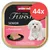 Animonda Vom Feinsten Senior mit Putenherzen, pack de 44 unidades. Imagen de la lata con perro pequeño blanco y comida húmeda en trozos. Texto visible en varios idiomas. Animonda Vom Feinsten Senior mit Putenherzen, pack de 44 unidades. Imagen de la lata con perro pequeño blanco y comida húmeda en trozos. Texto visible en varios idiomas.