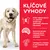 Kľúčové výhody: nízky obsah kalórií a L-karnitín pre optimálnu telesnú hmotnosť, kontrola sýtosti, omega-6 a vitamín E pre kožu a srsť. Text v češtine.