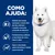 Texto: Como ajuda: Nutrição para ajudar a proteger a função vital dos rins, estimular o apetite e aumentar a ingestão de alimentos. Formulado para melhorar a capacidade de correr, trepar e saltar. Apoia a capacidade natural de formar e manter massa muscular.