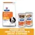 Hill's Prescription Diet Urinary Care c/d Multicare droog- en natvoer voor honden, verpakking met hond en blikjes. Tekst: Probeer onze heerlijke varianten in droog- & natvoer.