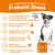 Les bénéfices Zesty de notre Probiotic Chews : formule triple action, bien-être digestif, fonction intestinale et immunitaire, riche en potiron. Calsporin, Epicor Pets visibles.