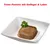 Pâté fin avec volaille et foie, servi sur une assiette blanche avec garniture de persil.