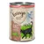 Feringa Classic Meat, Beef & Poultry with potato & catnip, ADULT, 400 g. Illustration d’un chat noir et pictogrammes de bœuf et volaille sur l’emballage.